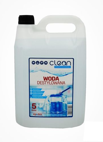 WODA DESTYLOWANA CLEAN PROFESSIONAL ZGODEX 4x5 L na Arena.pl
