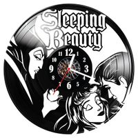 Zegar ścienny z płyty winylowej Sleeping Beauty 1334.14