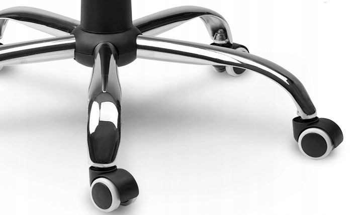 FOTEL BIUROWY KRZESŁO BIUROWE OBROTOWE CHROM zdjęcie 14