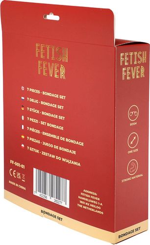 Fetish Fever - Bondage Set - 7 Pieces - Black na Arena.pl