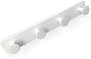 Wieszak Ścienny 4 Haczyki Biały 41 cm na Arena.pl