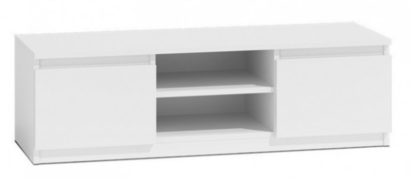 Nowoczesna Szafka RTV 140 cm Biała MODIMO TS - 5 Kolorów zdjęcie 1