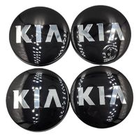 KIA DEKIELKI na felgi zaślepki felg KAPSLE kołpaczki KIA 58/50mm 4 szt.