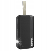 Power-Bank Eveready 30000mAh 2xUSB USB-C Typ-C micro-USB czarny