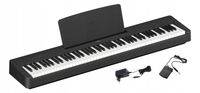 Yamaha P-145 B Pianino cyfrowe Przenośne Następca P-45 + Zasilacz + Pedał