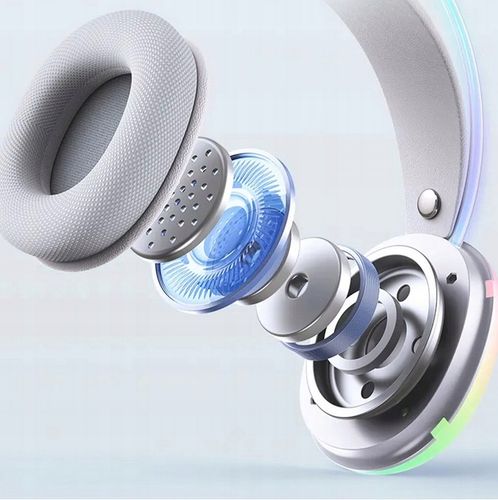 SŁUCHAWKI GAMINGOWE NAUSZNE Z MIKROFONEM RGB PRZEWODOWE ONIKUMA X25 PC USB na Arena.pl