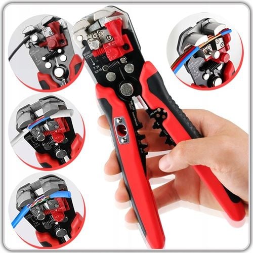ŚCIĄGACZ IZOLACJI SZCZYPCE ZACISKARKA KABLI PRZEWODÓW AUTOMAT 0,2 - na Arena.pl