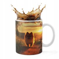 KUBEK CERAMICZNY 330ML DRUK - ZWIERZĘTA PIES PIESEK SŁODKI