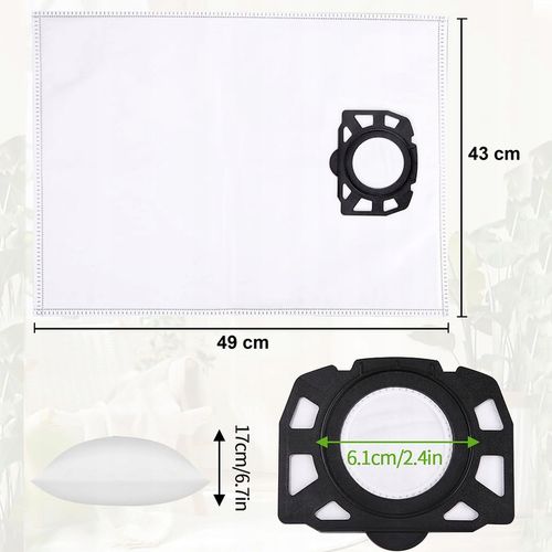 10x WORKI FILTR DO ODKURZACZA KARCHER WD4 WD5 WD6 PREMIUM KWD6 MV4 MV5 na Arena.pl