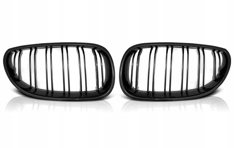 GRILL NERKI BMW E60/E61 03-10 DOUBLE POŁYSK zdjęcie 1