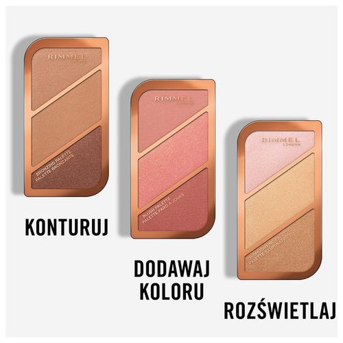 Rimmel Sculpting Palette 002 Coral Glow paletka cieni na Arena.pl