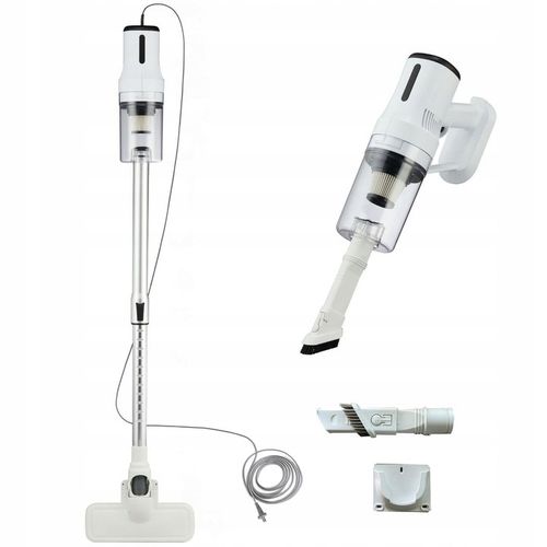 ODKURZACZ PIONOWY BEZWORKOWY PRZEWODOWY RĘCZNY MOCNY 2w1 600W HEPA H13 na Arena.pl