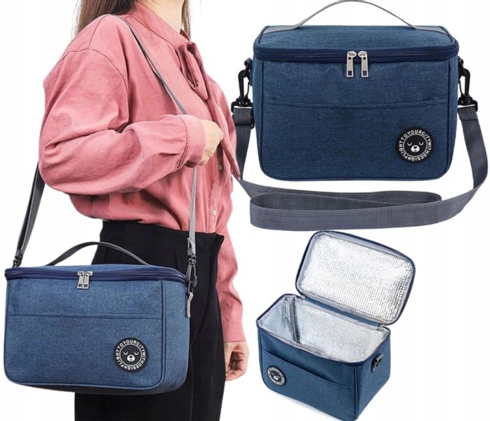 Torba Lunch Box Duża Termiczna Jedzenie Śniadanie zdjęcie 1