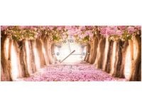 100X40CM ZEGAR ROMANTYCZNA ALEJKA OBRAZ