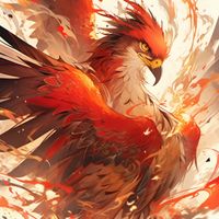 Plakat 20x20cm Feniks: Odrodzenie