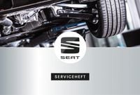 SEAT Serviceheft książka serwisowa NIEMIECKA 16 przeglądów napraw