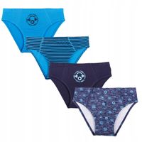 MORAJ Majtki Slipy Chłopięce Bawełniane Mix 4-szt 110-116