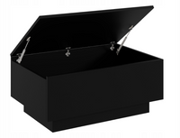 Ława Stolik Kawowy z pojemnikiem Czarny Mat 90 / 60 MUUX pr