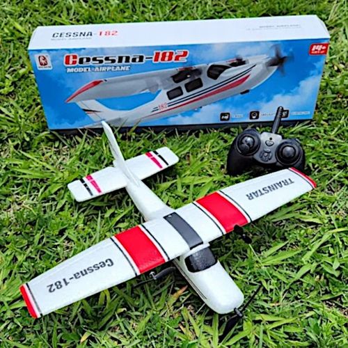 SAMOLOT ZDALNIE STEROWANY LATAJĄCY SZYBOWIEC RC MODEL CESSNA 182 PILOT 2,4 na Arena.pl