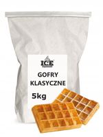 MIESZANKA CIASTO NA GOFRY TRADYCYJNE PROSZEK 5kg - klasyczne gofry w kratkę