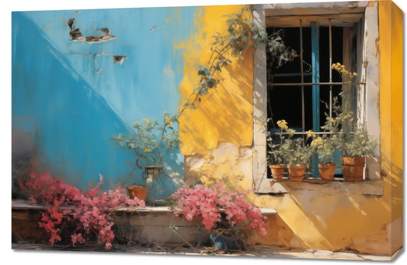 Obraz 90x60cm Słoneczna Ulica zdjęcie 1