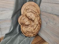 Obraz drewniany prezent ślub chrzest komunia Maryja z Dzieciątkiem 70 cm