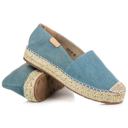 Jeansowe Espadrylki Na Platformie r.39 na Arena.pl