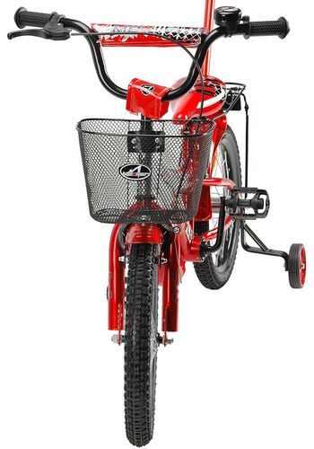 Rower 16 MEXLLER BMX sreb/czerw. + koszyk na Arena.pl