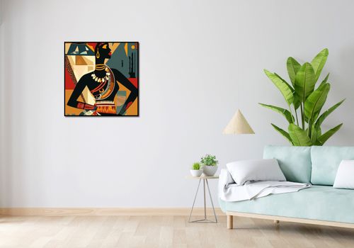 Plakat 70x70cm Afrykańska Mozaika na Arena.pl