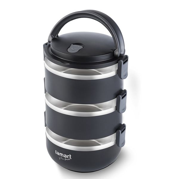 Termos obiadowy Lamart LT6023 1,8l czarny zdjęcie 5