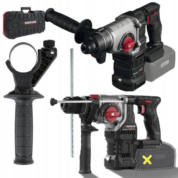 PARKSIDE PERFORMANCE Młotowiertarka Młot 20V PKHAP 20-Li C3 17 + zdjęcie 1