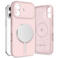 Etui Tech-Protect Silicone MagSafe do Apple iPhone 17 Pink Pearl