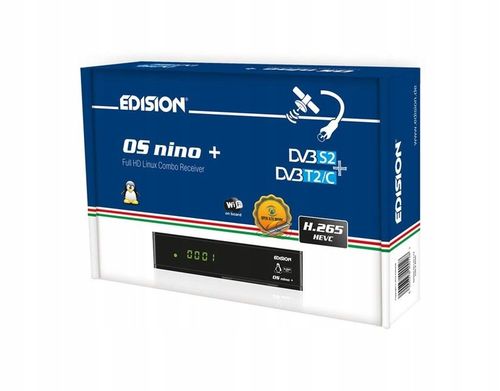Edision Os NINO+ Full Hd Linux E2 odbiornik Combo na Arena.pl