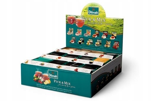 Dilmah Pick'N'Mix 240 herbat Ekspozytor Kartonowy zdjęcie 1