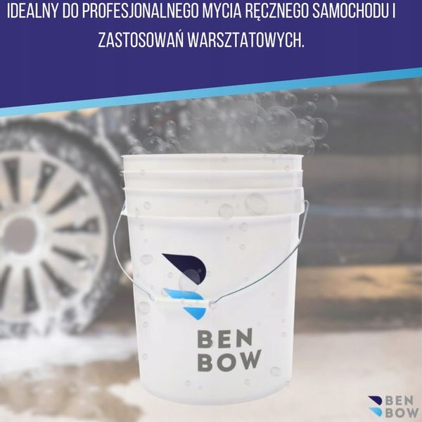 Wiadro BIAŁE do mycia z separatorem WASH RINSE zdjęcie 3