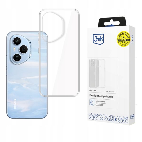 Silikonowe etui na Honor 400 PRO - 3mk Clear Case zdjęcie 1