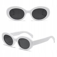 Dziecięce Okulary przeciwsłoneczne owalne dla DZIEWCZYNKI dzieci + ETUI