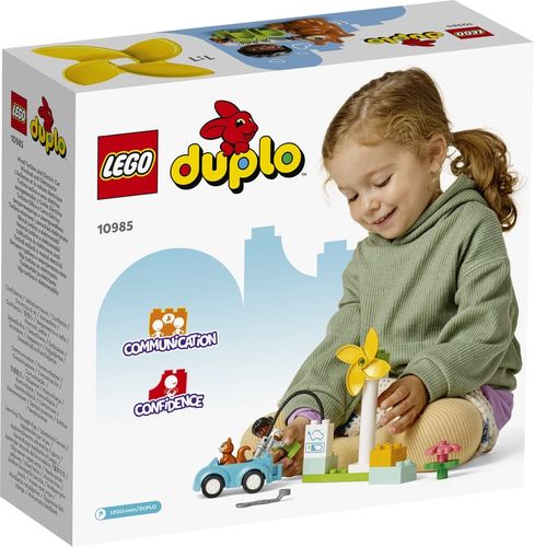 LEGO DUPLO 10985 Turbina wiatrowa i samochód dla dzieci 2+ prezent torba na Arena.pl