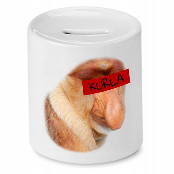 Skarbonka Nosacza Janusza Kurła Z Nadrukiem Ze Zdjęciem zdjęcie 1