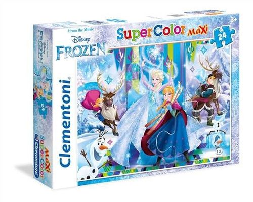 Clementoni Puzzle 24 elementy Maxi - Kraina Lodu na Arena.pl