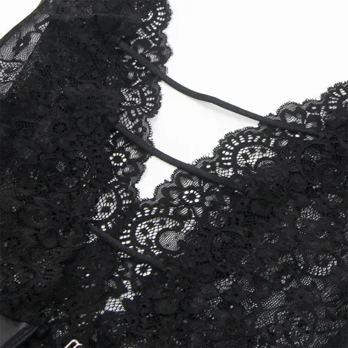 subblime 954390 body z paskiem do pończoch czarne l/xl na Arena.pl