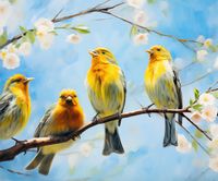 Plakat 60x50cm Wiosenne Pogwizdy