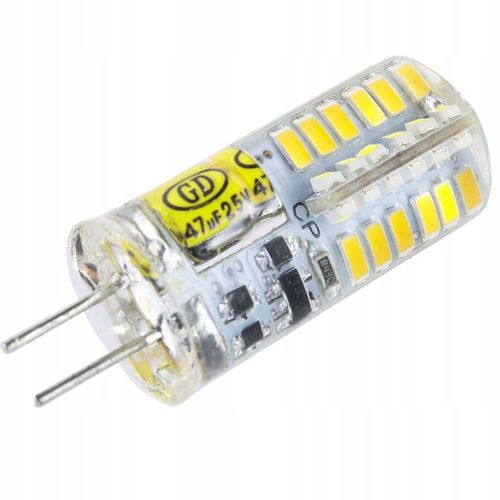 6x Żarówka LED KAPSUŁKA MINI G4 4W = 30W 6500K ZIMNA BARWA 12V LUMILED na Arena.pl