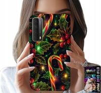 ETUI DO HUAWEI P SMART 2021 - LASKA CUKROWA, JEMIOŁA, CHOINKA + SZKŁO