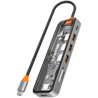 canyon hub ds-13 7 w 1 4k usb-c transparentny