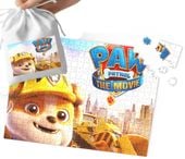 PUZZLE PSI PATROL Rubble WZORY Z BAJEK I GIER DLA DZIECI 120el + WORECZEK