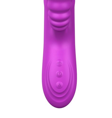 wibrator-angelia usb 3 functions of thrusting / 20 vibrations purple na Arena.pl