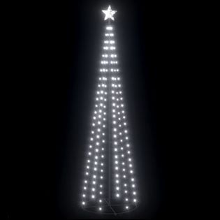 Ozdoba świąteczna w kształcie choinki, 136 LED, 70x240 cm