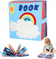 KSIĄŻKA FILCU KSIĄŻECZKA SENSORYCZNA MONTESSORI 3D