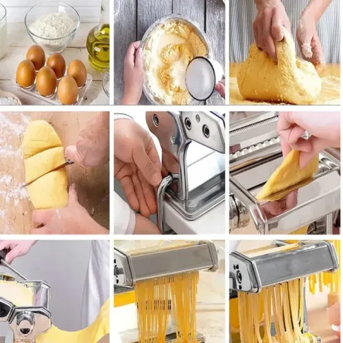 Maszynka do domowego makaronu łatwa w użyciu ze stali nierdzewnej na Arena.pl